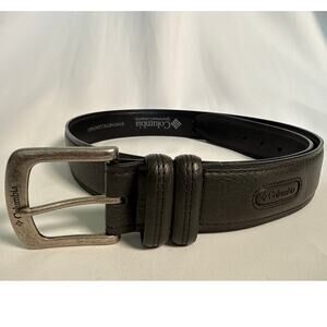Men’s Columbia Sports Company Black Pebble Synthetic Leather Belt 34-36 Medium